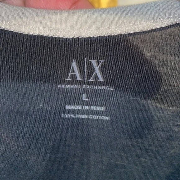 Armani exchange tshirt size large 100%cotton in amazing shape - Picture 2 of 5